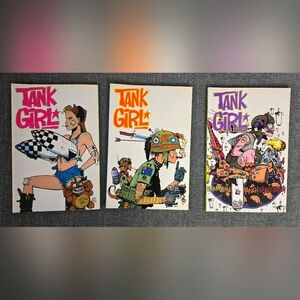 Tank Girl Graphic Novels Vol 1, Vol 2 & The Odyssey
